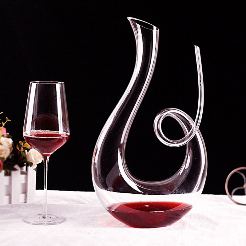 Decanter Aerator Set - 백조 레드 와인 디켄터 와인 디캔터,