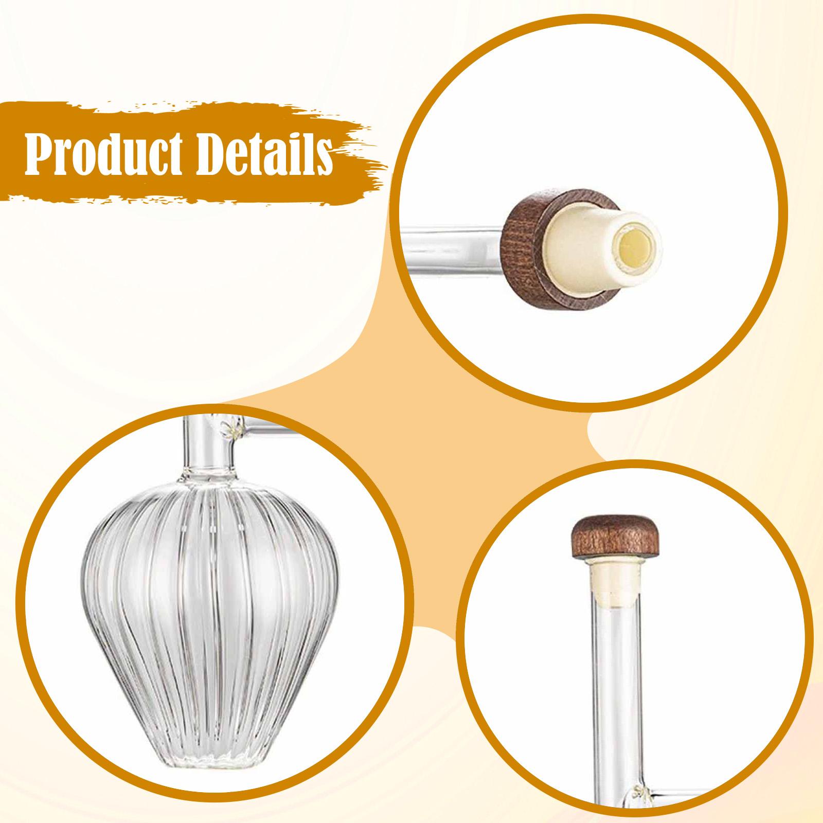 Decanter Aerator Set - 빠른 주입이 가능한 휴대용 디캔터, 위스키와