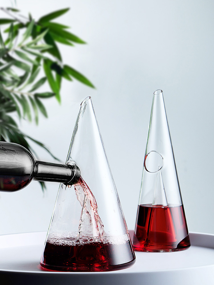 Decanter Aerator Set - 콘형 와인 디캔터 분리기 바 액세서리