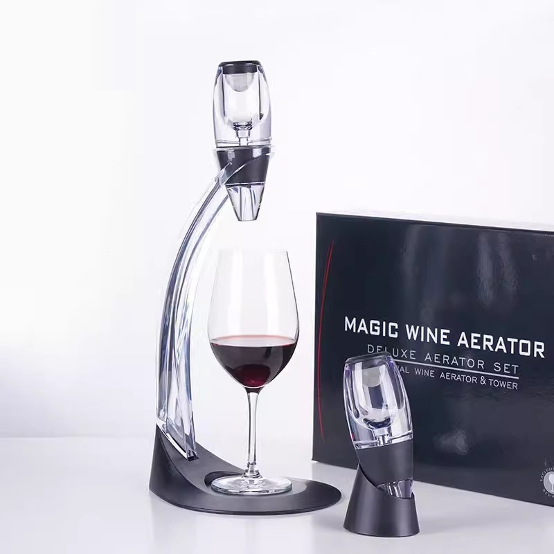 Decanter Aerator Set - 전문가용 레드 와인 디캔터 필터 스탠드