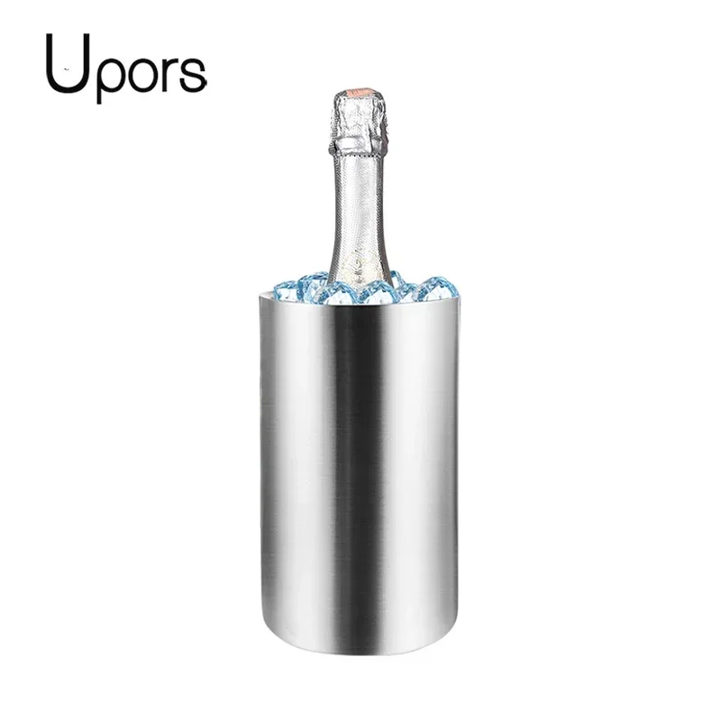Wine Beer Refrigerator - UPORS 스테인레스 스틸 와인 쿨러 버킷