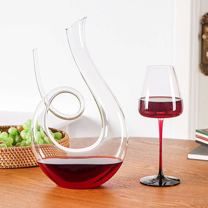백조 레드 와인 디켄터 와인 디캔터, 핸드 블로우 바  - Decanter Aerator Set 리뷰 및 가격