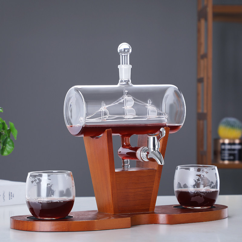 강화 유리 와인 디캔터 가정용 에어레이터 탭 포함 창의 - Decanter Aerator Set 리뷰 및 가격