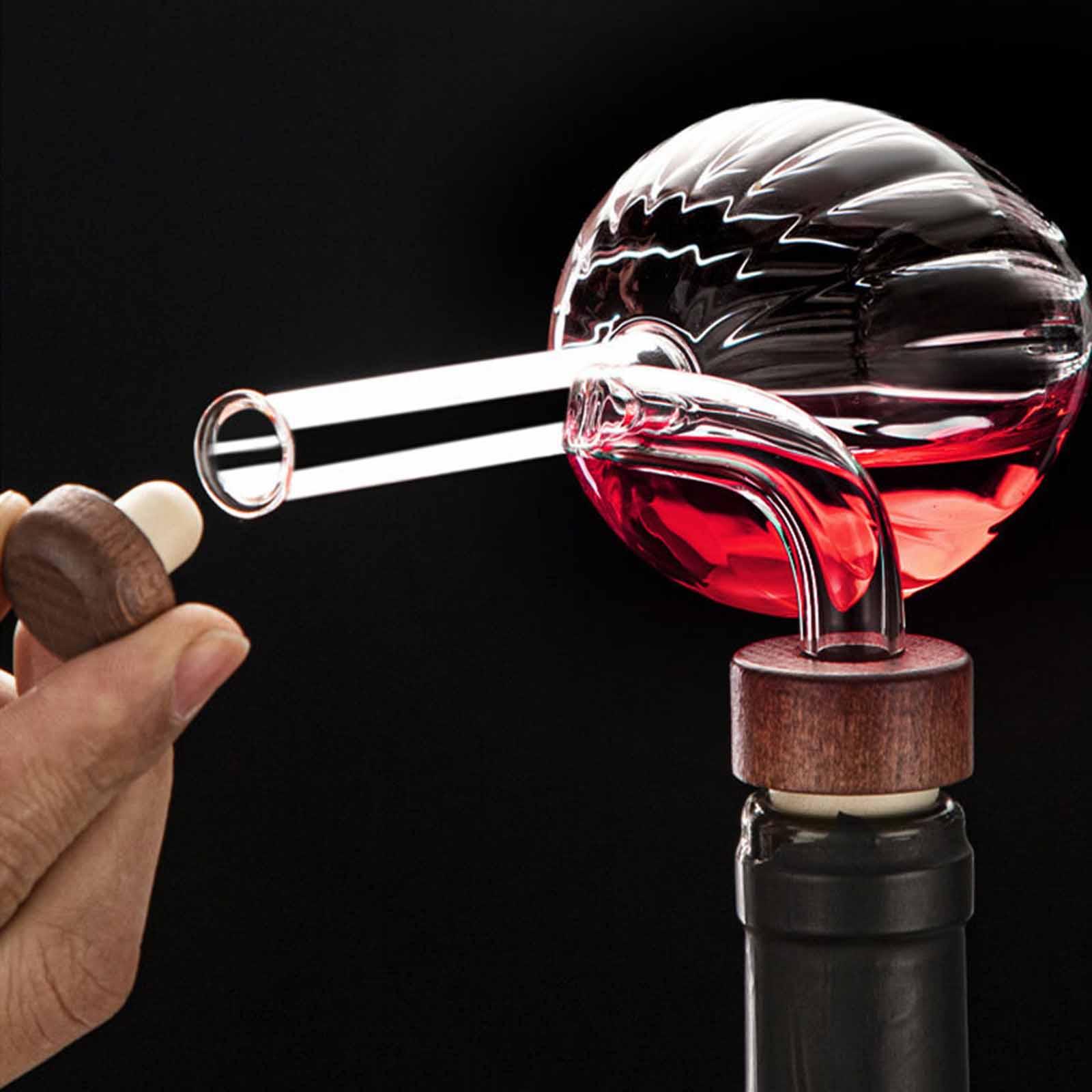 빠른 주입이 가능한 휴대용 디캔터, 위스키와 와인 애호 - Decanter Aerator Set 리뷰 및 가격