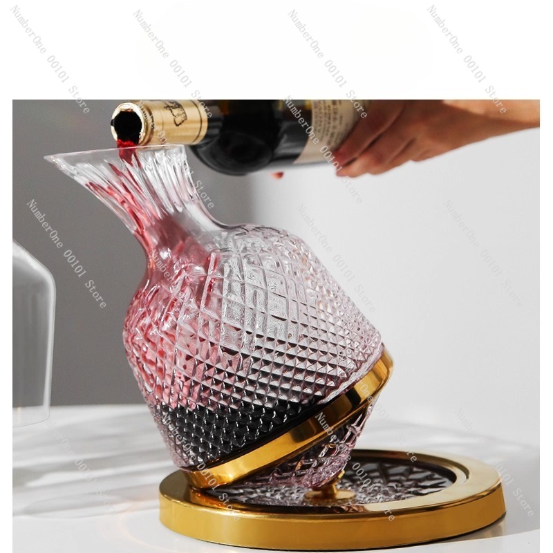 고급 크리스탈 와인 디캔터 세트, 넘어지지 않는 회전식 - Decanter Aerator Set 리뷰 및 가격