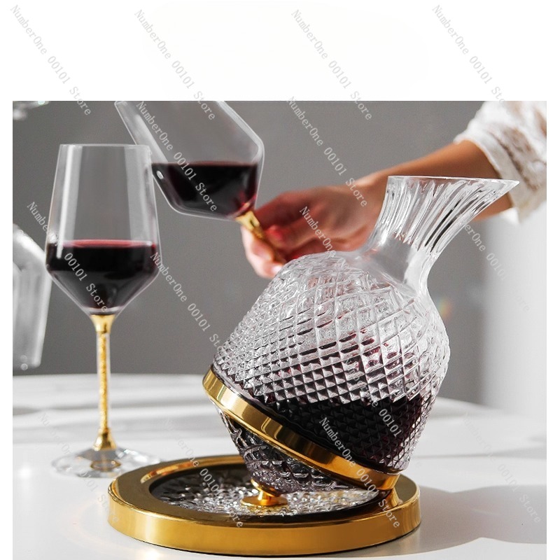 고급 크리스탈 와인 디캔터 세트, 넘어지지 않는 회전식 - Decanter Aerator Set 리뷰 및 가격