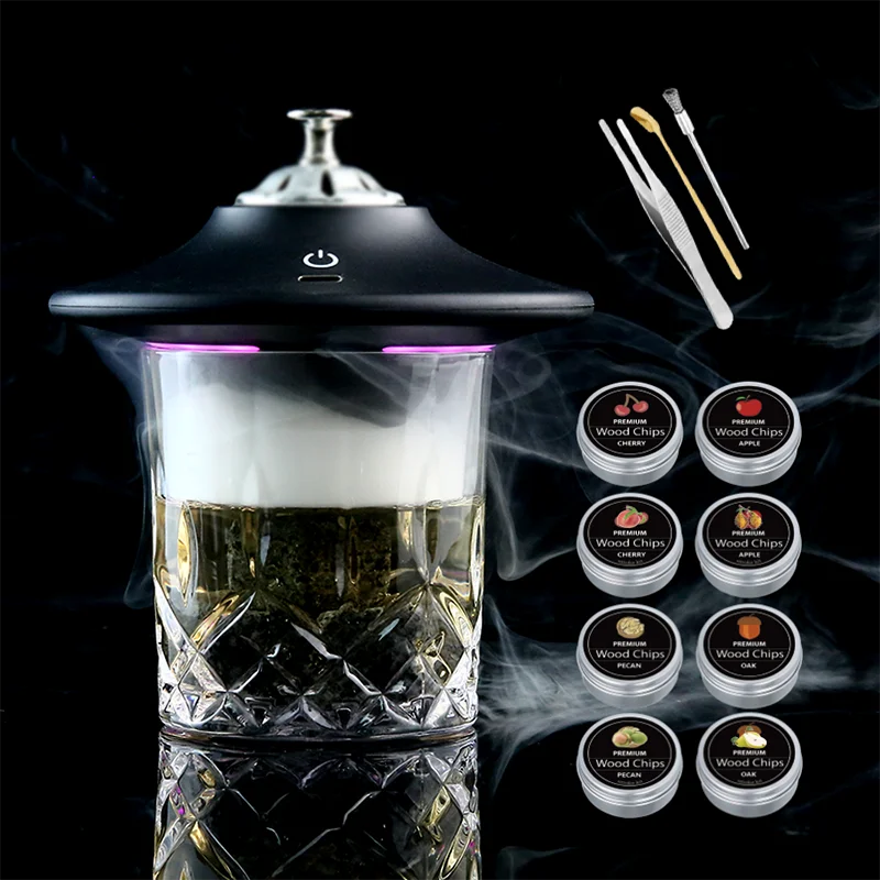 충전식 전기 칵테일 스모커 키트 위스키 스모커 세트 8 - Whiskey Stone Set 리뷰 및 가격