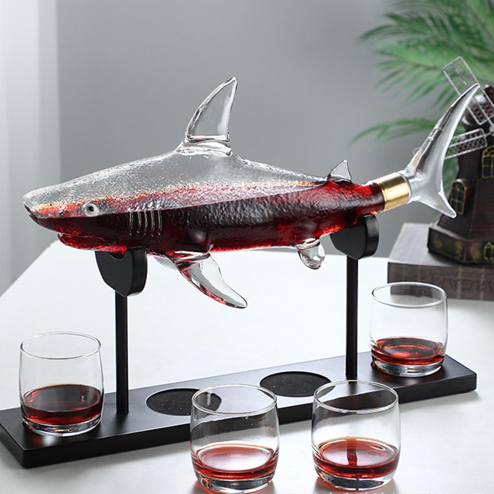 와인 디캔터 물고기 모양 와인 세트 (주방용) 수공예  - Decanter Aerator Set 리뷰 및 가격