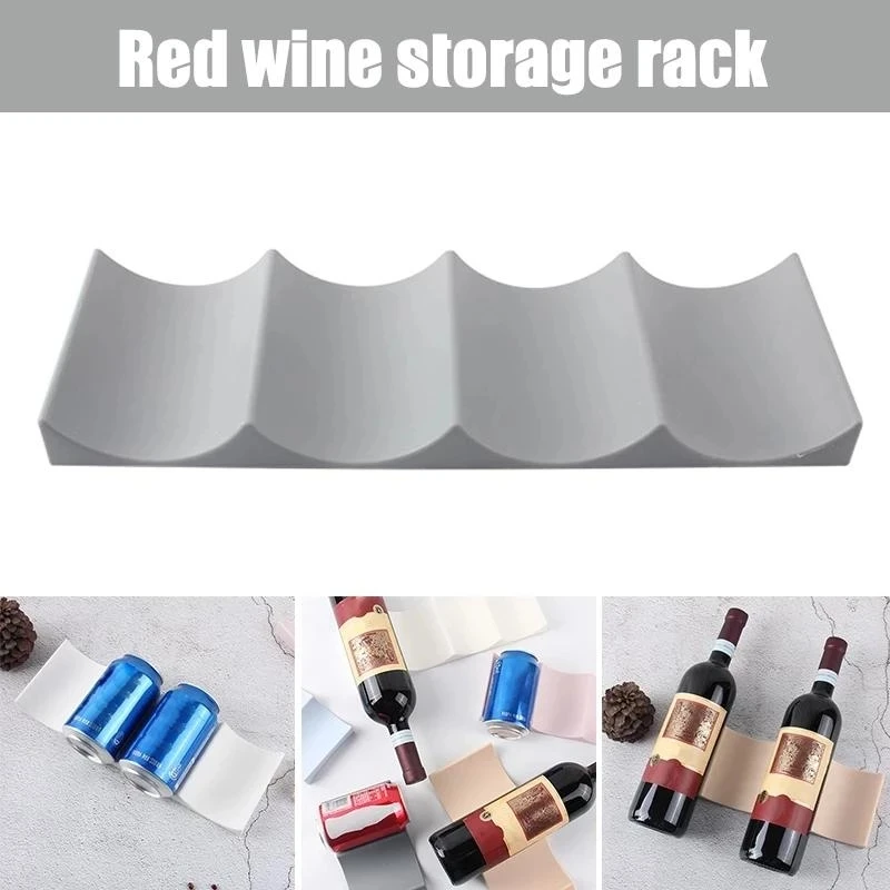 1Pc 쌓을 수 있는 와인병 홀더 조리대 와인 랙 정리 - Wine Beer Refrigerator 리뷰 및 가격