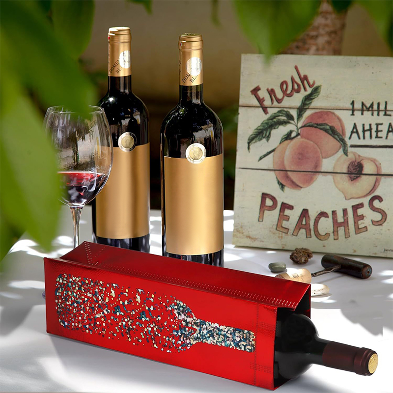 와인 가방 부직포 토트 병 와인 캐리어 가방 와인 애호 - Wine Beer Refrigerator 리뷰 및 가격