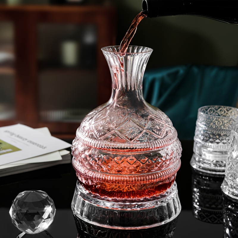 크리스탈 와인 디캔터 우아한 손으로 만들어진 유리 와인 - Decanter Aerator Set 리뷰 및 가격
