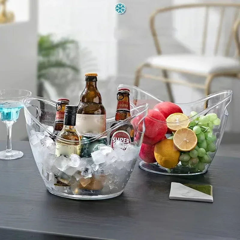 4/8L 아이스 버킷 투명 아이스 큐브 보관 버킷 맥주 - Wine Beer Refrigerator 리뷰 및 가격