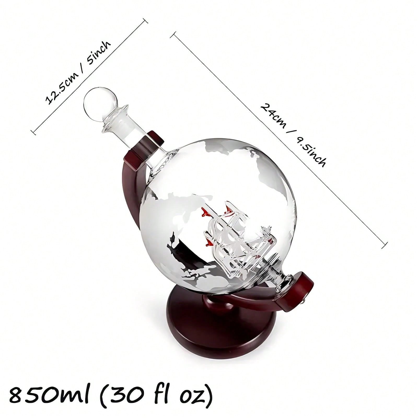 위스키 디캔터 구형 세트(에칭 처리된 위스키 잔 2개  - Decanter Aerator Set 리뷰 및 가격