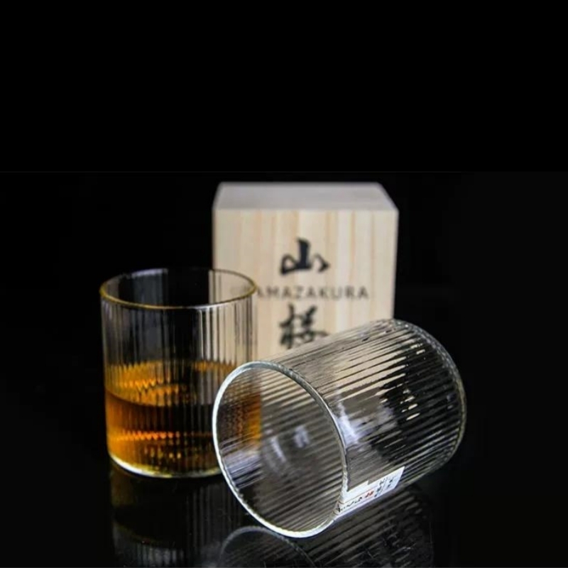 일본 스타일 디자인 감각의 물결무늬 스템리스 와인잔,  - Whisky Beer And Wine 리뷰 및 가격