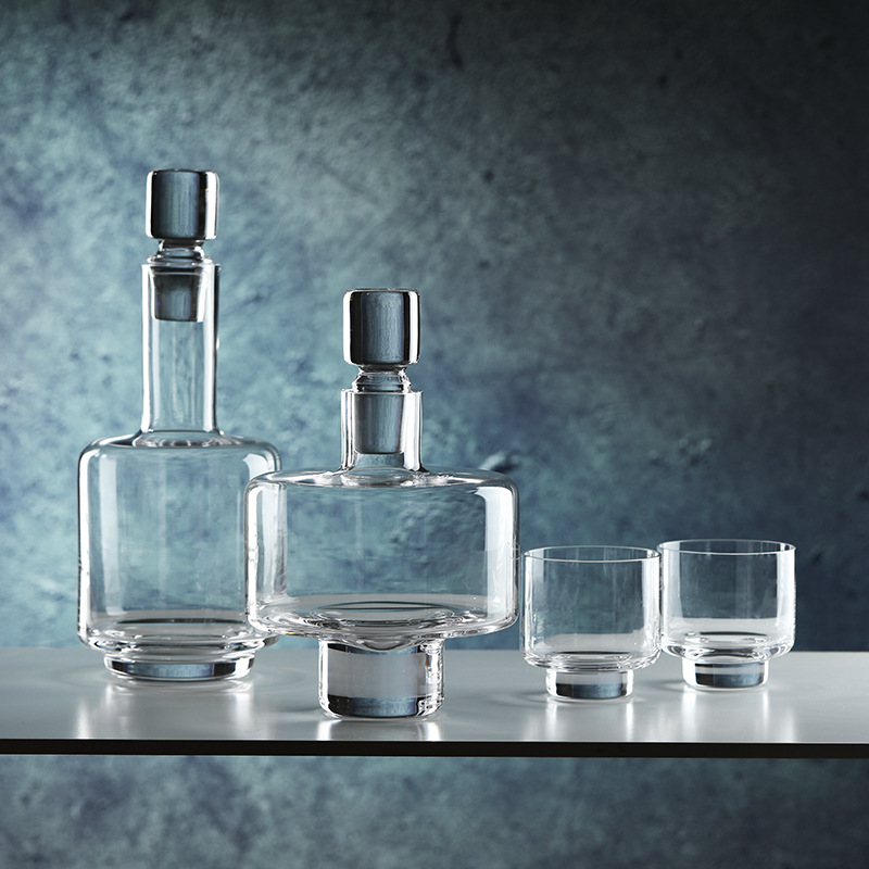 모던 미니멀 텍스처 크리스탈 주류 키트, 세련된 유리  - Decanter Aerator Set 리뷰 및 가격
