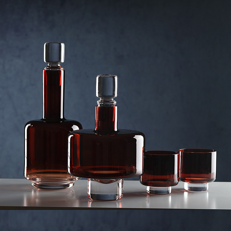 모던 미니멀 텍스처 크리스탈 주류 키트, 세련된 유리  - Decanter Aerator Set 리뷰 및 가격