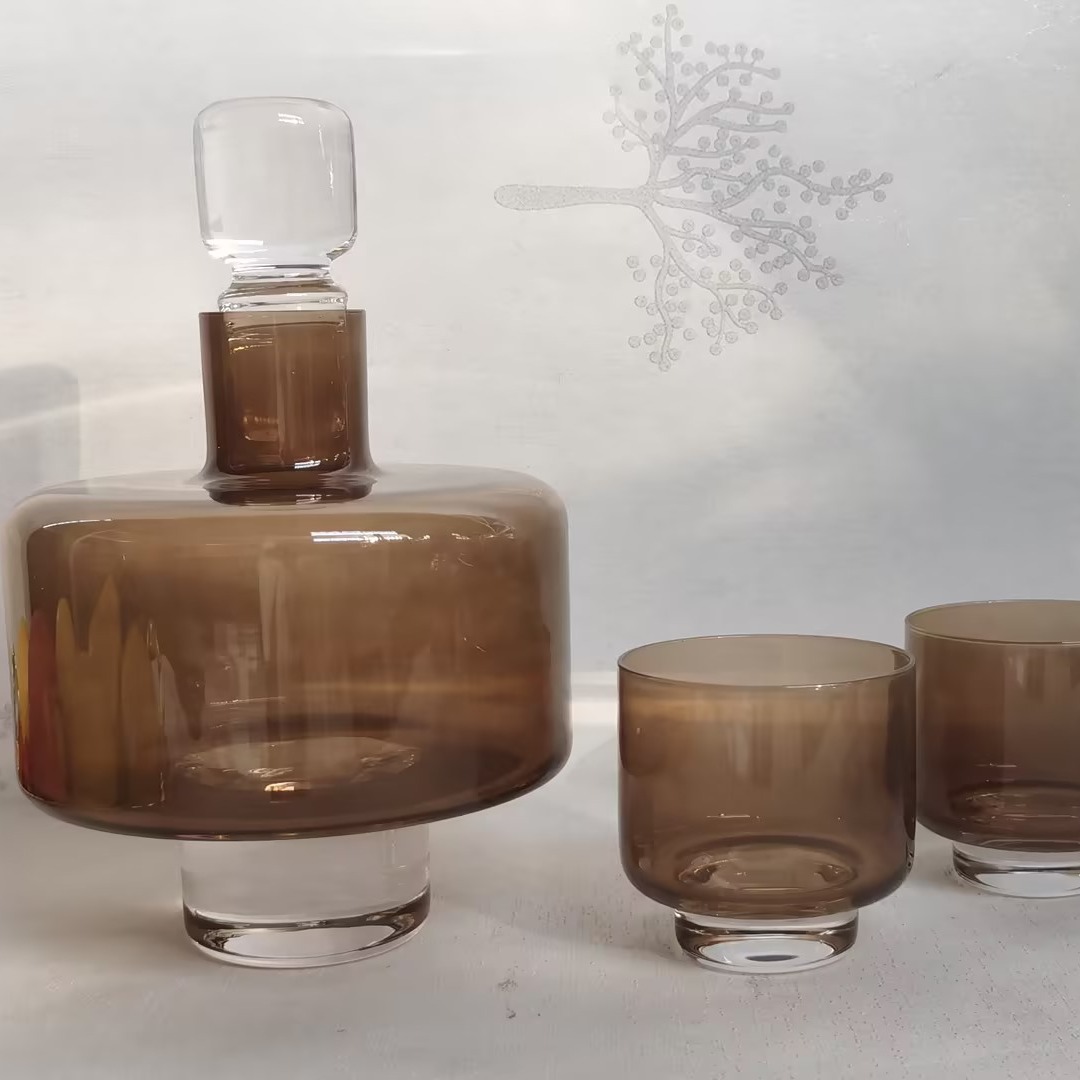 모던 미니멀 텍스처 크리스탈 주류 키트, 세련된 유리  - Decanter Aerator Set 리뷰 및 가격